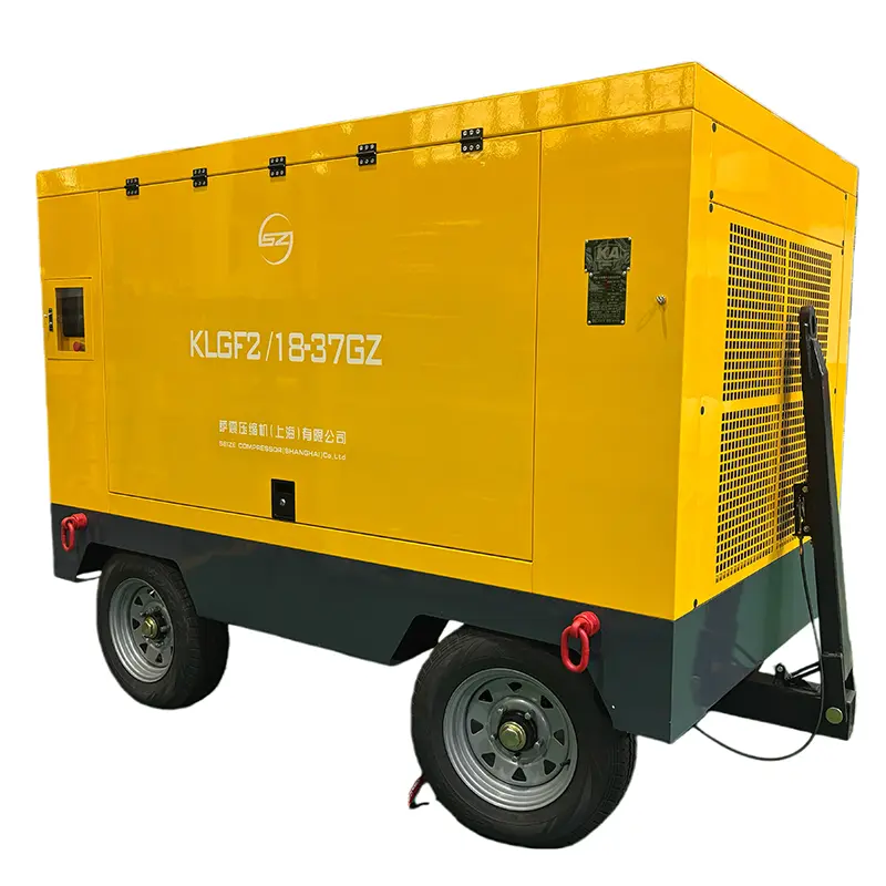 375 CFM пренослив воздушен компресор