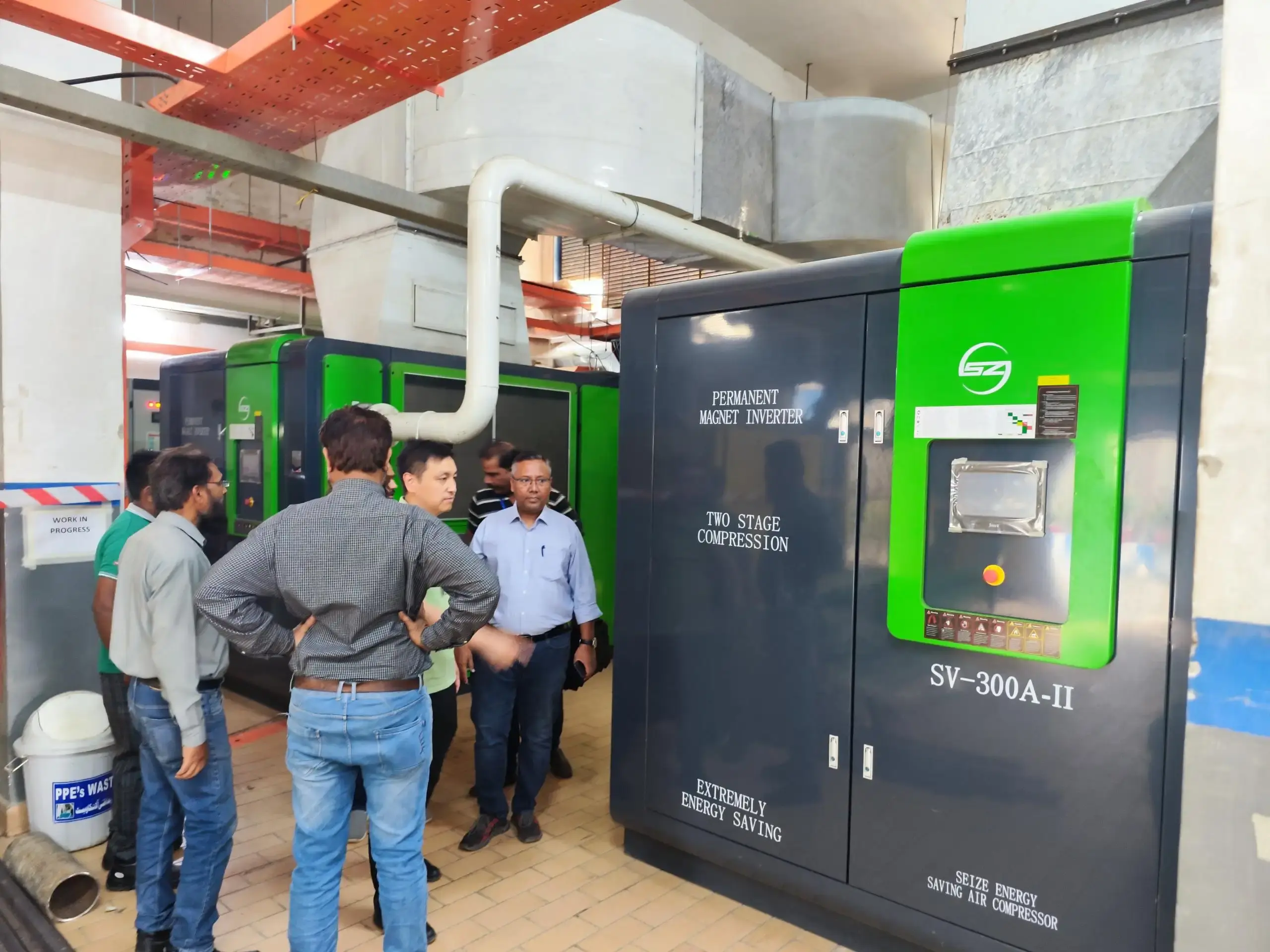 Pm Vsd Single Stage Screw Air Compressor